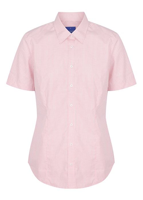 Westgarth Micro Gingham Short Sleeve Shirt - Ladies