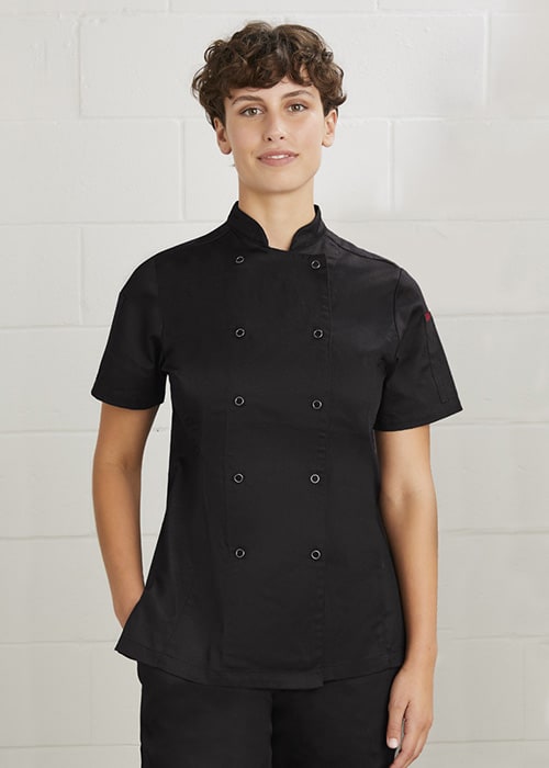 Zest Short Sleeve Chef Jacket Ladies
