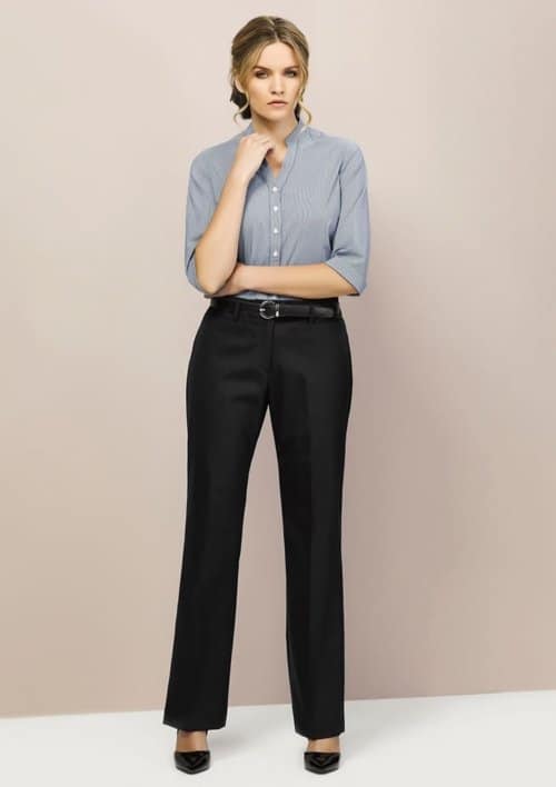 Ladies Relaxed Pant - Wool Stretch