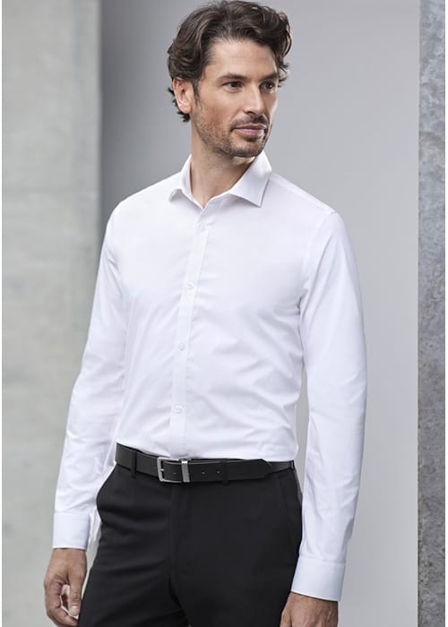 Mason Long Sleeve Tailored Fit Shirt - Mens