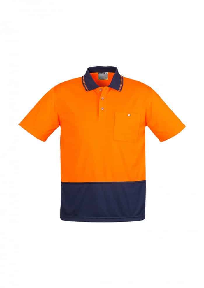 Hi Vis Basic Spliced Polo - Short Sleeve